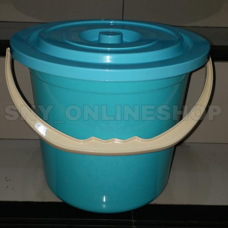Viral Ember Tutup / Ember Tutup Gagang / Ember Tutup Biru Plastik 3 Galon