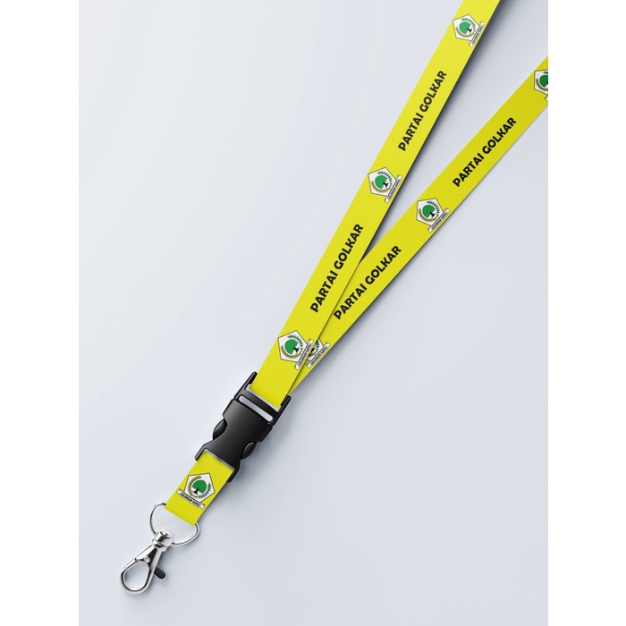 

Lanyard Partai Golkar Golongan Karya Pemilu 2024 Dua Sisi