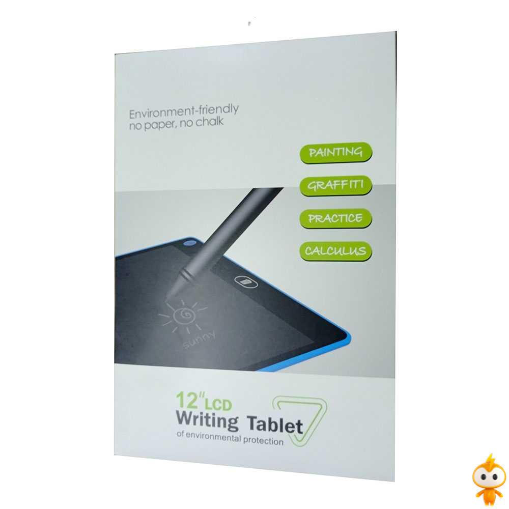 FLASHMART Papan Gambar Digital Monochrome LCD Drawing Tablet 12 Inch - AAH004