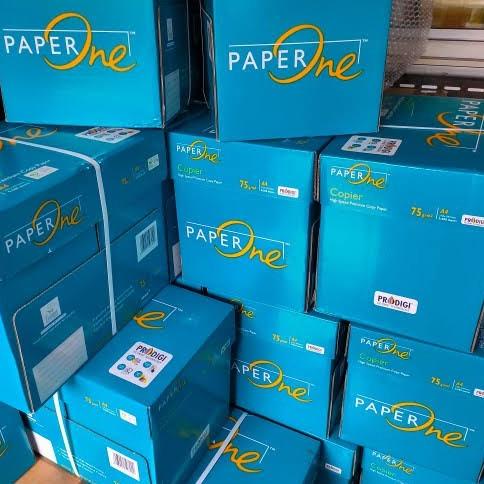 

hanya disini] KERTAS HVS/ A4/ Paper One/ 75 Gram/1Box( 5 Rim)