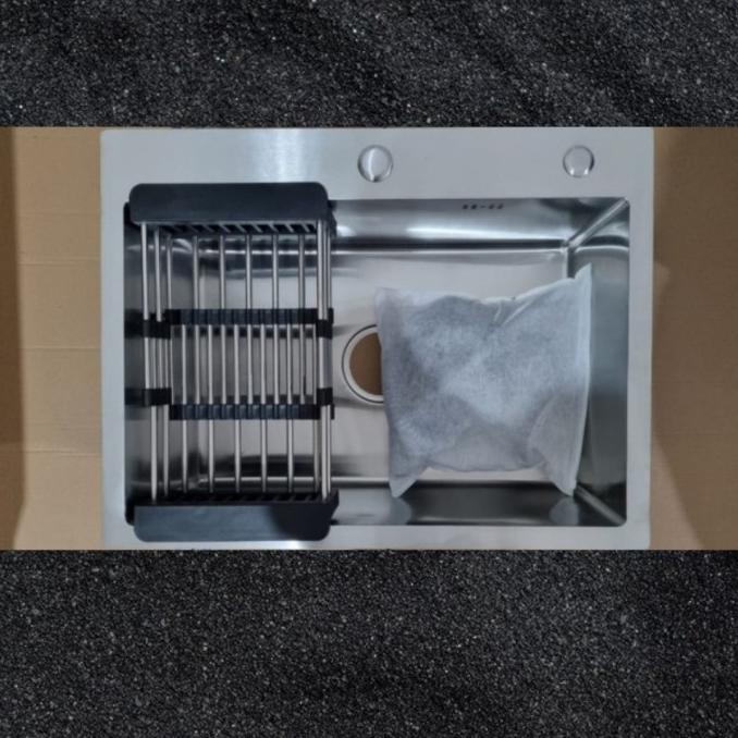 $$$$] Tempat Cucian Piring/Sink / 1 Lubang kotak/ LENGKAP/ Tinggal pasang