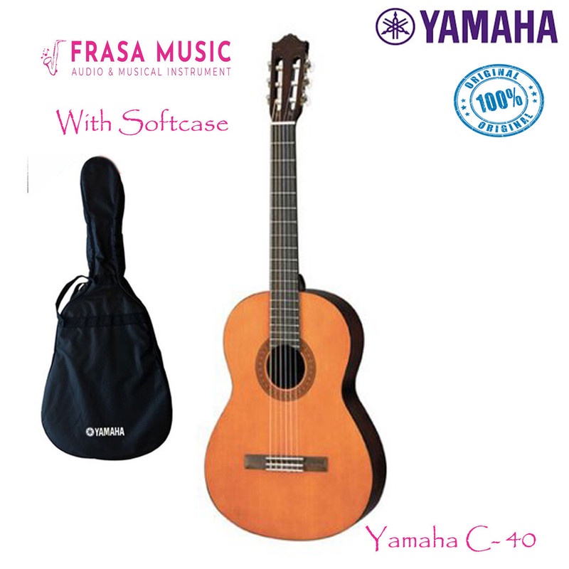 Gitar Yamaha C40 / C 40 / C-40 Classic Guitar + Softcase Original