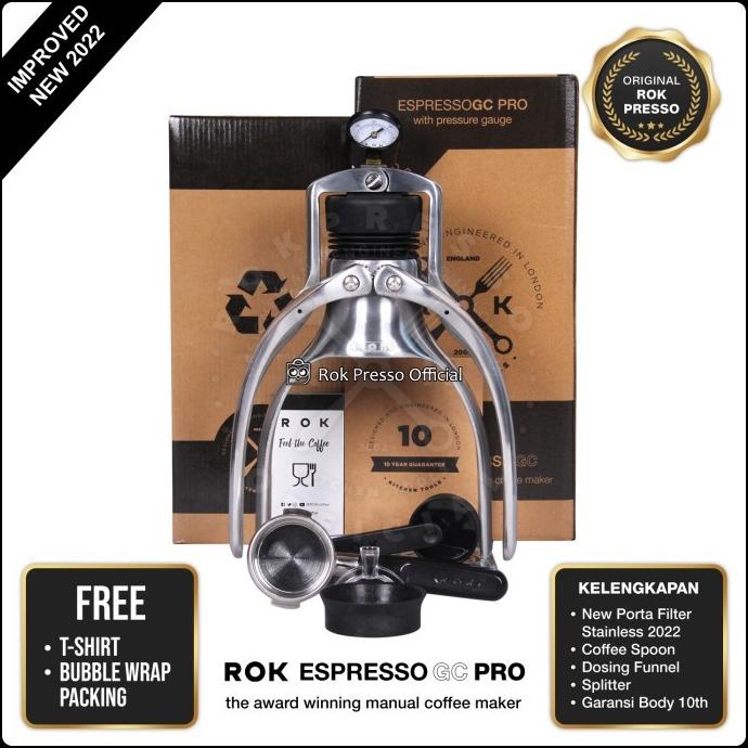 Promo Rok Presso Extreme Professional With Manometer Full Set 100%