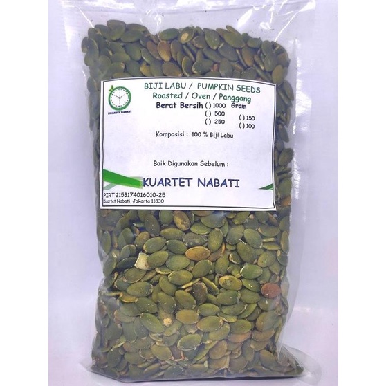 

Pumpkin Seed - Biji Labu Kupas - Oven - Roasted - Matang 500 Gr