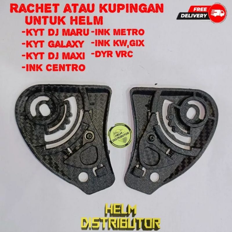 Rachet/Kupingan Helm KYT DJ Maru, KYT Galaxy, INK Centro, INK KW, G2, Dll