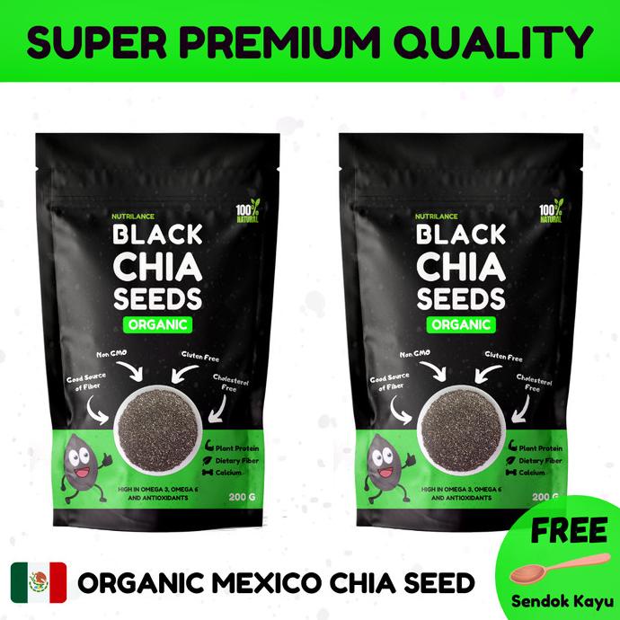 

MURAH 2 PACK Chia Seed Organik Mexico Premium Quality - Nutrilance