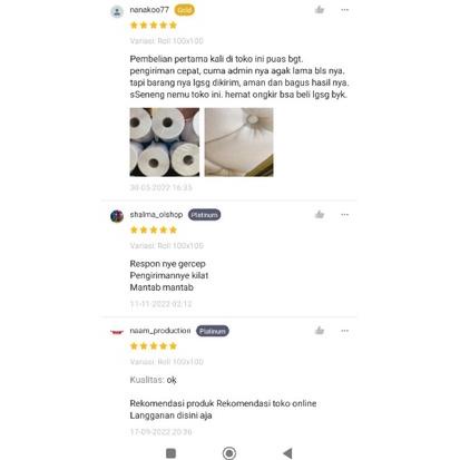 

( BAYAR DITEMPAT ) KERTAS STICKER LABEL THERMAL LIPAT 100x150 BARE A6 .,