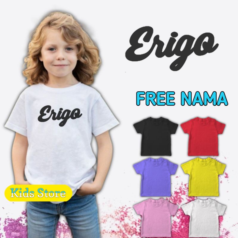 Baju Anak Erigo Tshirt Kids Erigo Kaos Anak Laki-Laki Perempuan Erigo - Kidsstore
