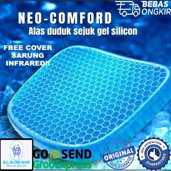 Terlaris Neo Comford Original 100% Alas Duduk Sejuk Gel Silicon Ternyaman