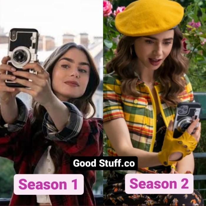 3D Case Emily In Paris Iphone 14 Pro Max Plus Casing Tali Lanyard