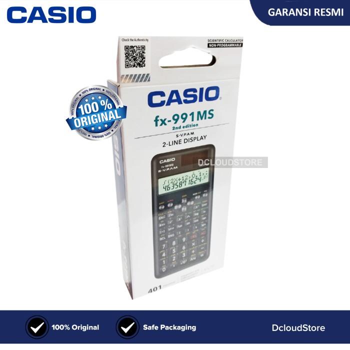 

Terlaris Calculator Original Casio Fx-991Ms Scientific Kalkulator Fx 991 Ms