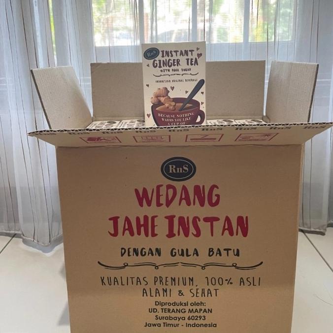 

favorit] Wedang Jahe Instan RNS Dengan Gula Batu/ Instant Ginger Tea RNS KARTON