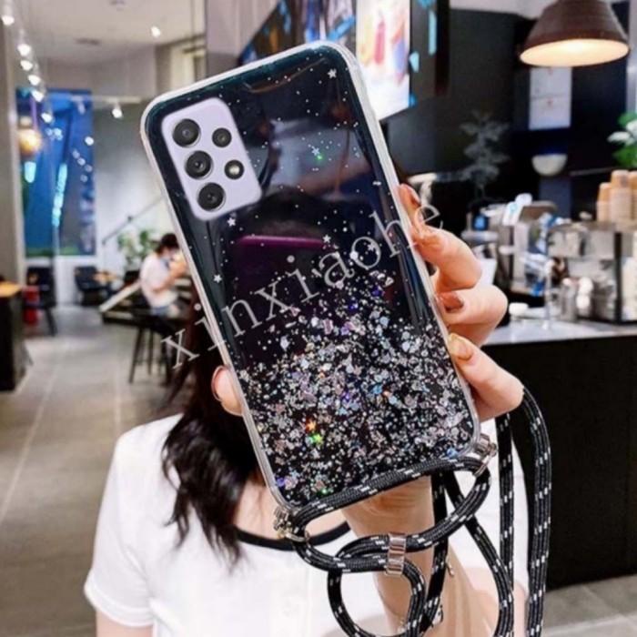 Case Tali Samsung A52S 5G 2021 Soft Silicone Glitter Casing A 52S Pink