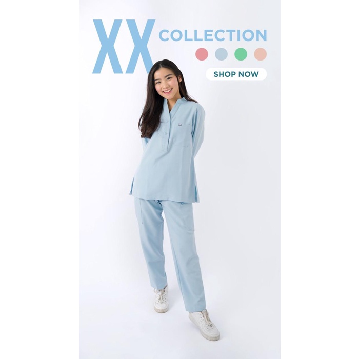 Terlaris Scrb - Baju Scrub / Medical Scrubs / Baju Jaga - Xx Collection