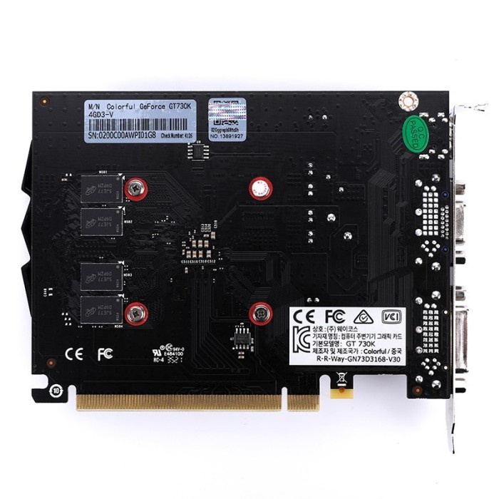 VGA Colorful Geforce GT730K 4GD3-V - 4GB DDR3 GeForce GT 730