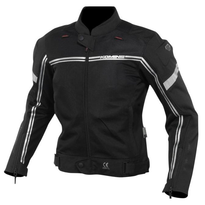 JUAL KOMINE JK 145 AIRSTREAM M-JKT BLACK | JACKET PROTECTOR BIKERS KOMINE