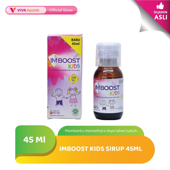 Imboost Kids Sirup untuk Memelihara Daya Tahan Tubuh Anak (45 ml)