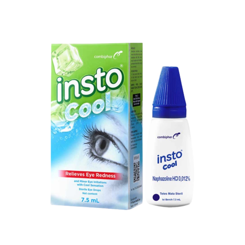 Insto Cool Eye Drops Meredakan Mata Merah Akibat Iritasi (7,5 ml)