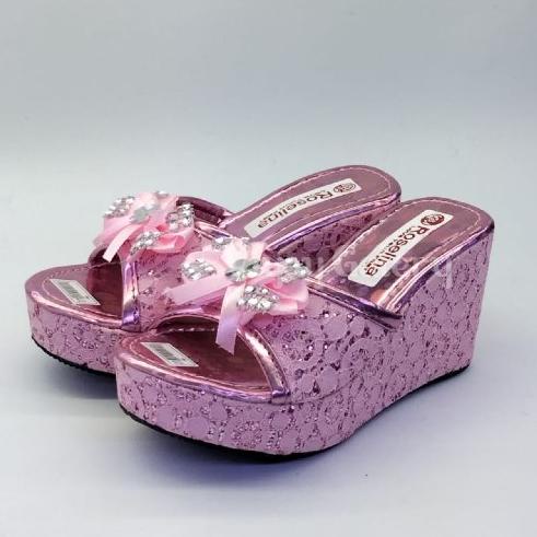 74 Viyoy Sandal Anak Wedges Kokop Pita Sandal Anak Perempuan hak Tinggi Lucu Termurah Terlaris