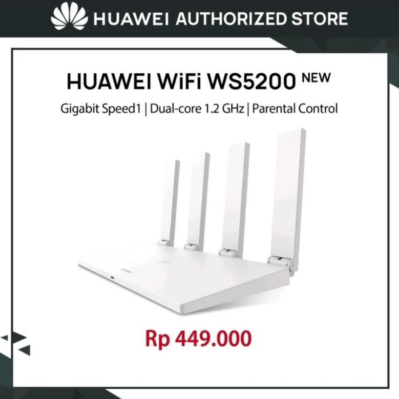 Huawei Wifi Ws5200 (Wifi-5 Supported) | Gigabit Speed | Dual-Core 1.2 Ghz | Parental Control