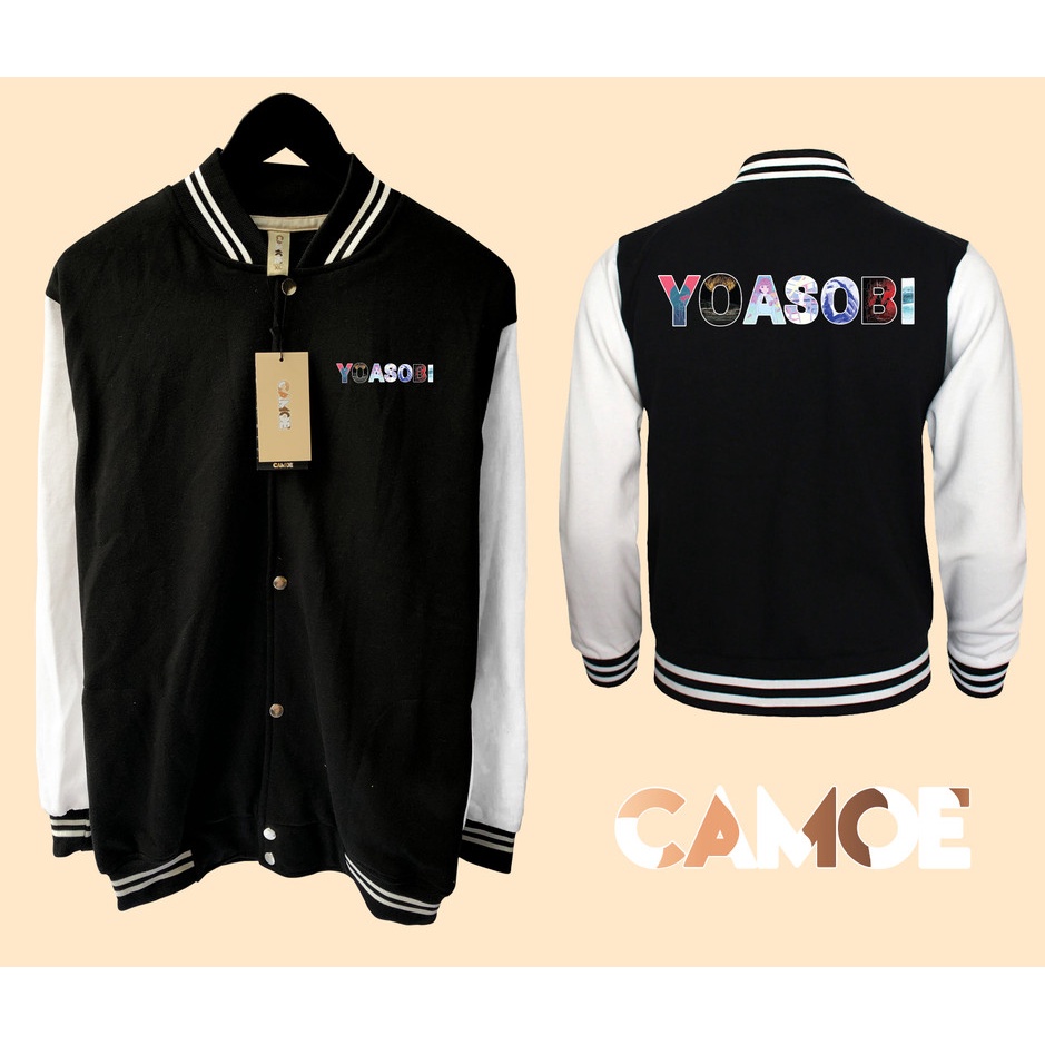 Jaket Baseball Varsity Yoasobi Album Art Japan Musik