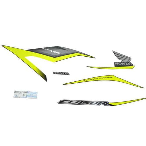 Sticker Body Kanan (Stripe Set R) Black Type 2 Cb150 Streetfire K15M