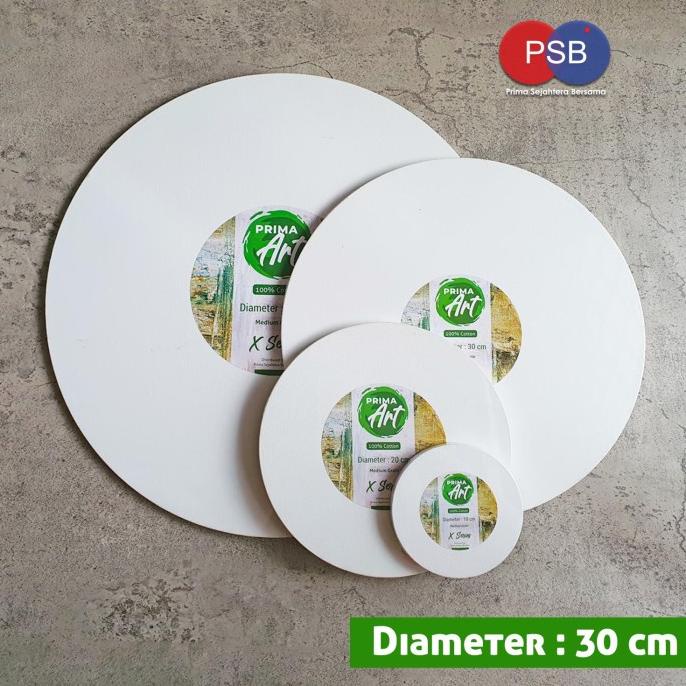 

Kanvas Lukis Lingkaran Prima Art Diameter 30 cm / Kanvas Round 30 cm