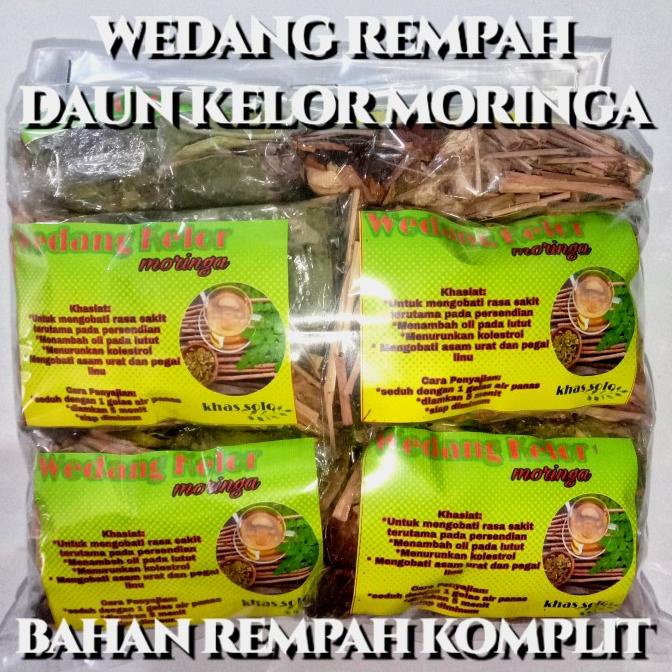 

Termantab] 1PACK/10BKS WEDANG KELOR/MORINGA REMPAH KOMPLIT KHAS SOLO