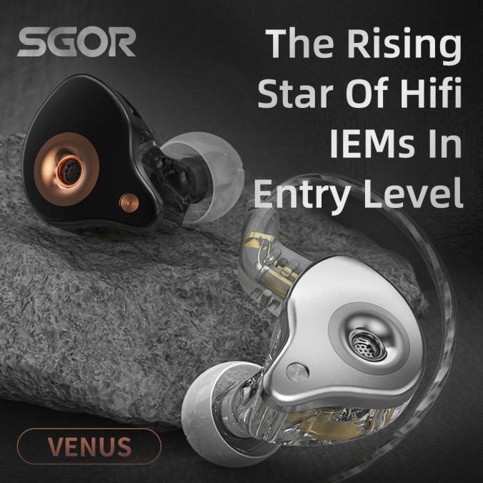 SGOR VENUS 1DD with Mic In Ear Monitor Earphone