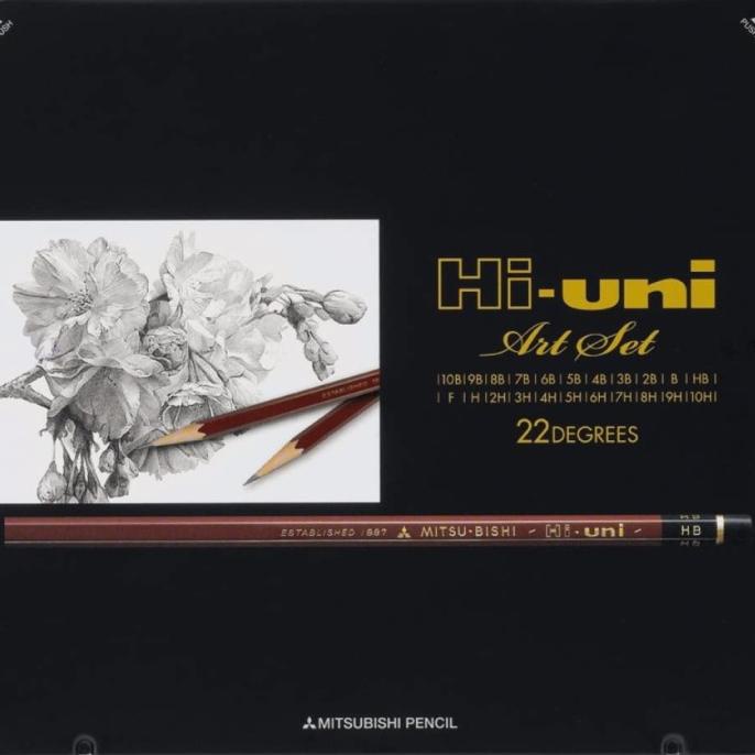 Uni Mitsubishi Hi-Uni Pencil Art Set 22 Degrees