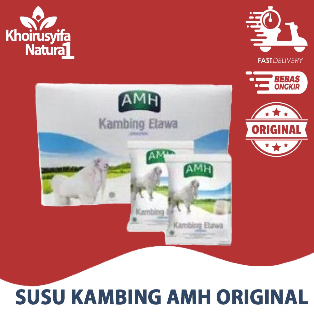 

Susu Kambing Etawa AMH Rasa Vanila Original per sachet | FULLCREAM FULL CREAM RASA VANILA