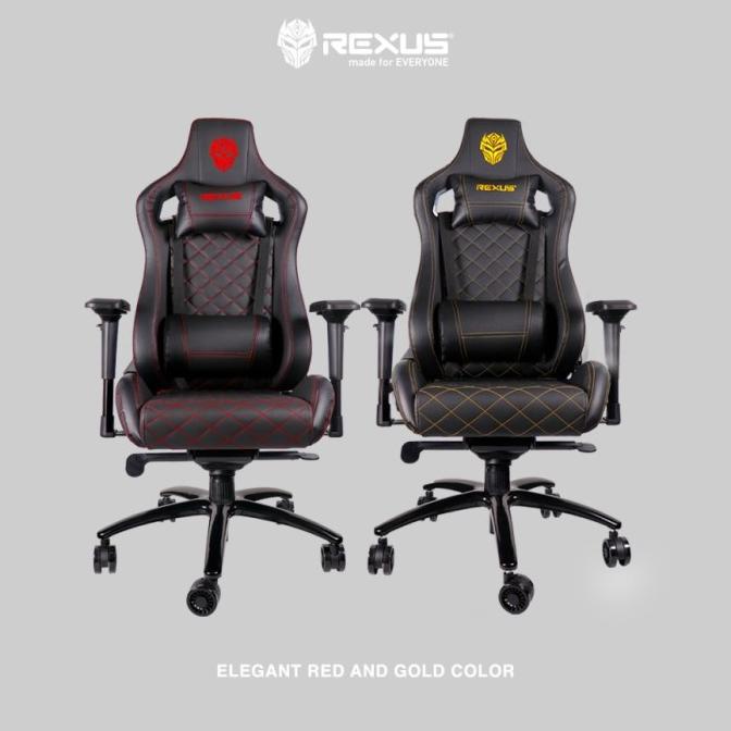 

KURSI GAMING REXUS GAMING CHAIR DARK THRONES DT1 AZK EL09I09A82L