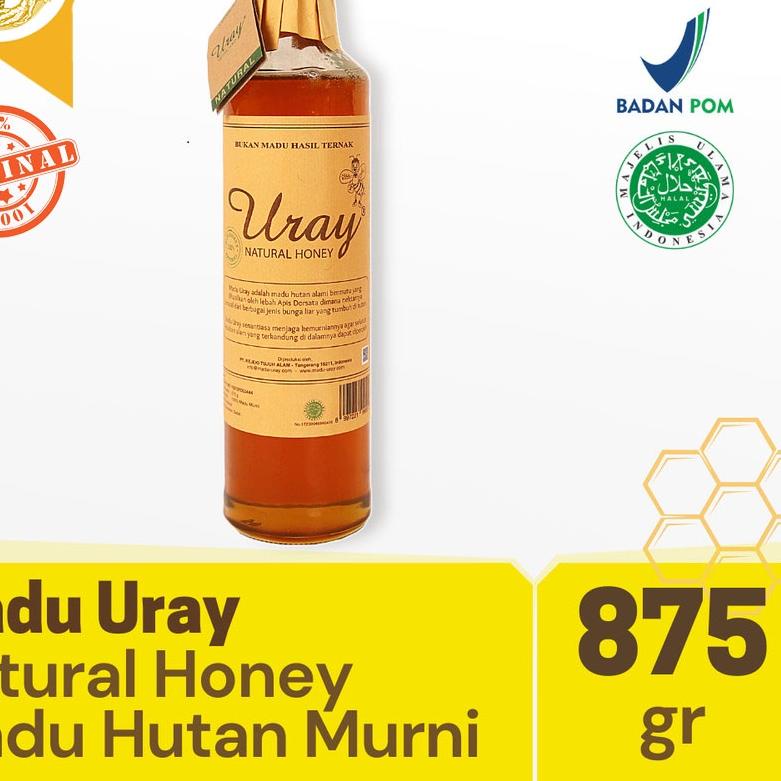 

12.12 ✨SALE✨ MADU URAY NATURAL HONEY (875 GRAM) / MADU MURNI / PURE HONEY murah