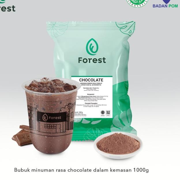 

12.12 Product HOT Bubuk Minuman RICH CHOCOLATE Powder - FOREST Bubble Drink gas !!