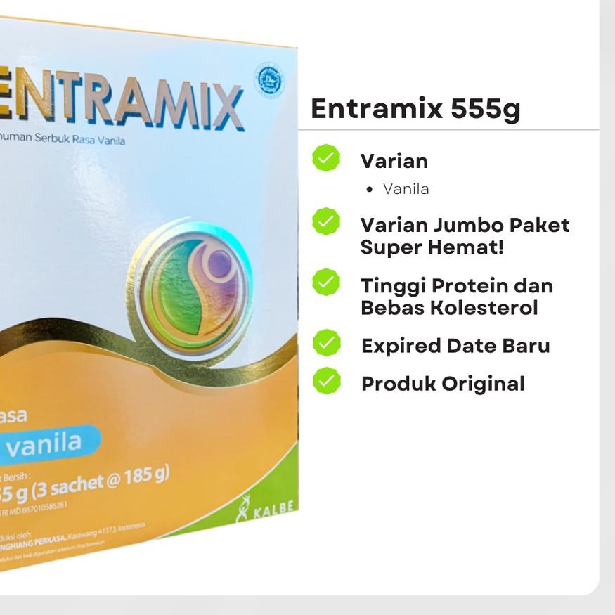 

Grosiran Murah ENTRAMIX 555 g Kemasan Hemat! 