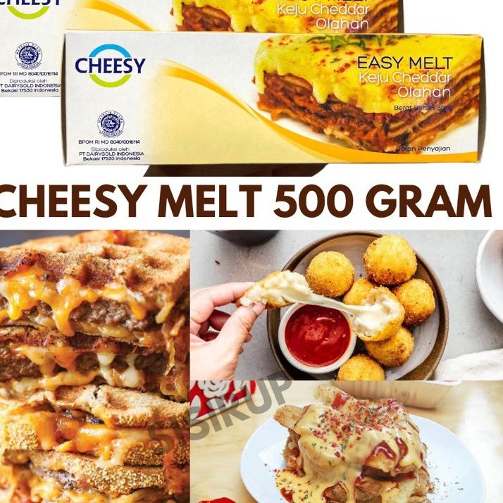 

12.12 Brand 500 GR CHEESY MELT 500 GR / Easy Melt Cheese / Cheesy / Keju Cheesy serbuuu !