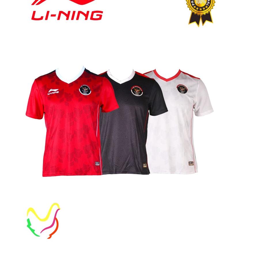 ✨TERBARU✨ Li-Ning Badminton Playing Kit T-Shirt ATSSC 15 / ATSSC 19 Sea Games Edition Original ?