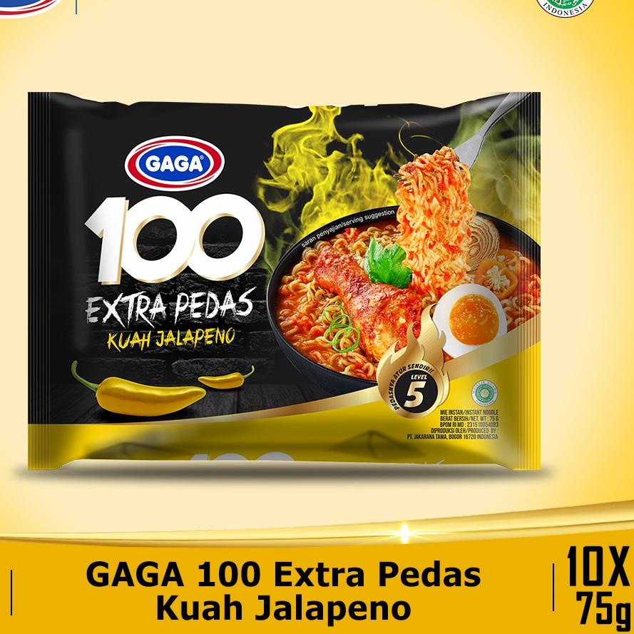 

Terbaik Paket Hemat 10 pcs Gaga 100 Kuah Extra Pedas Jalapeno. (GG1) serbuuu !