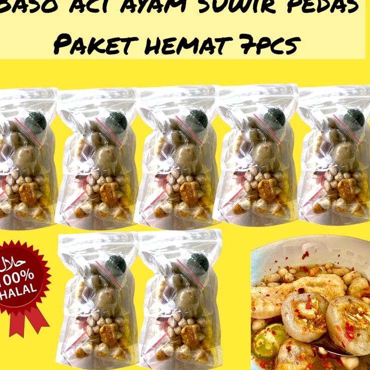 

Bisa COD PAKET HEMAT BASO ACI AYAM SUWIR 7pcs / BASO ACI HEMAT AYAM !