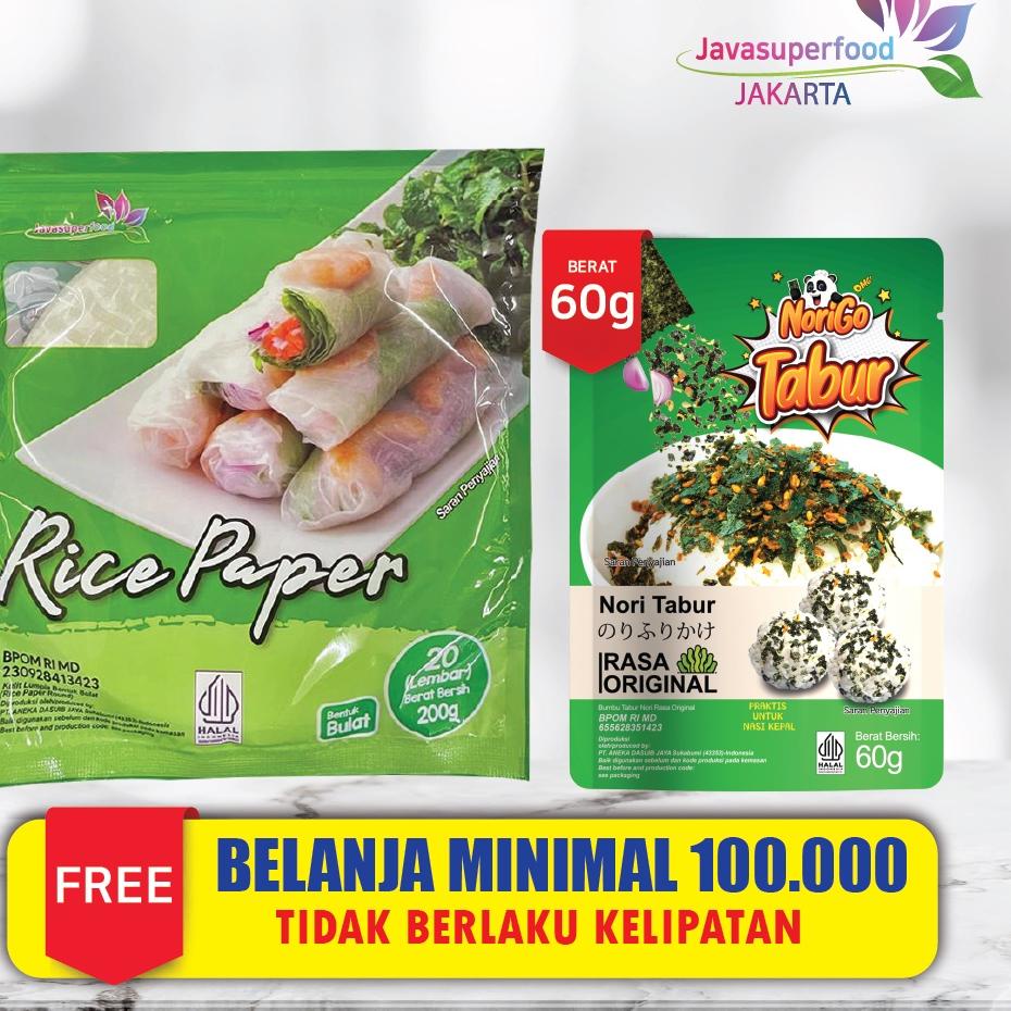 

PROMO HARI INI [BELI 3 GRATIS 1] Rice Paper 200g / Banh Trang High Quality Rice Paper / Kulit Lumpia Vietnam Rice Paper / rice roll spring roll / 200g !!!