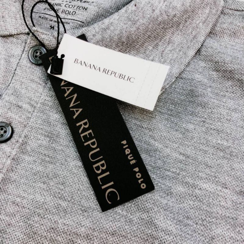 KAOS POLO BRANDED MIRROR MERK BANANA REPUBLIC