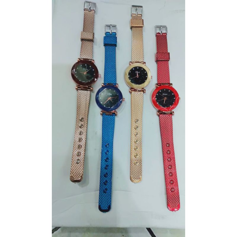 Jam Tangan Wanita Rubber Karet  diorpasirkaret