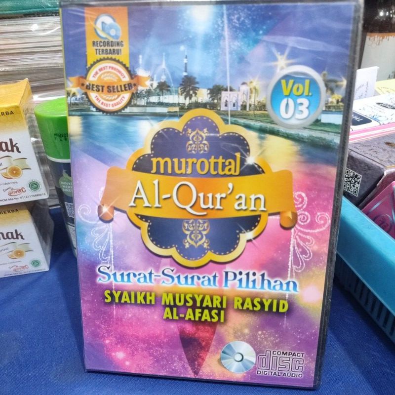 DISKON cd original murotal surat2x pilihan dengan qori minsari rasyid