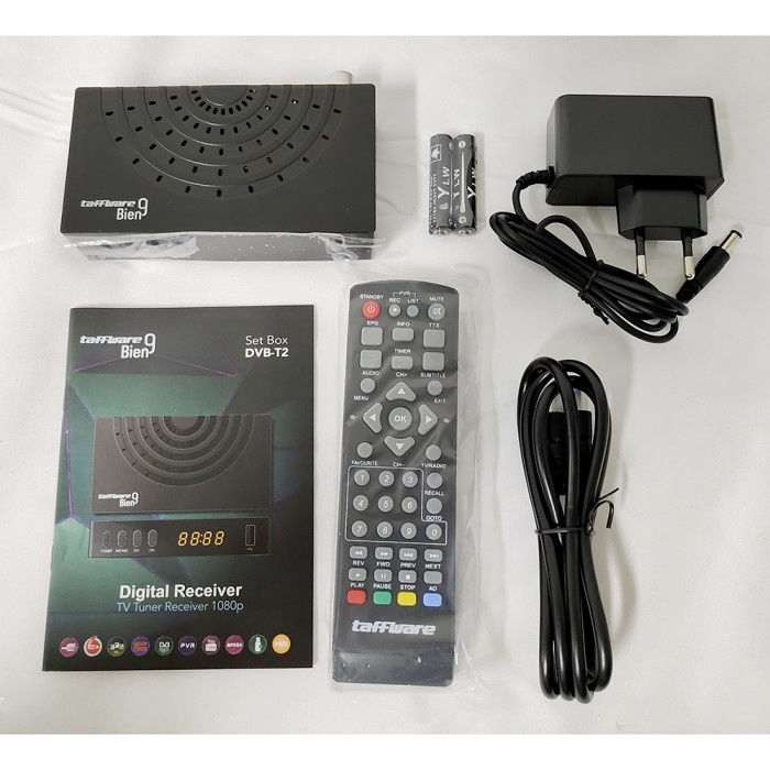 Taffware Bien9 Set Top Box TV Digital H.264 1080P DVB-T2