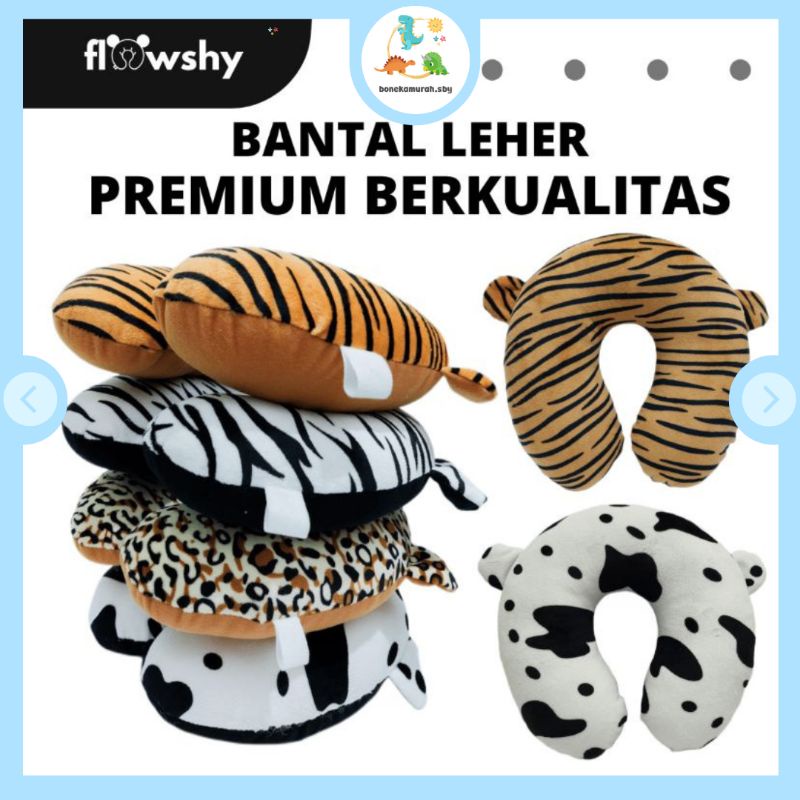 Bantal Leher Motif Polos Karakter Murah Lembut