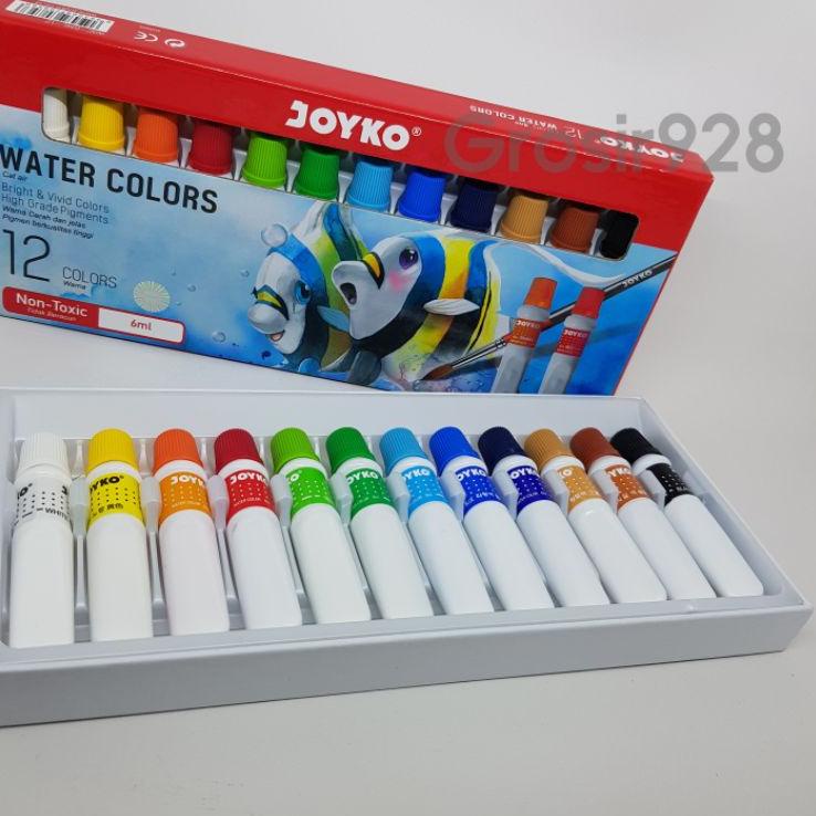 

Kejutan Water Colors / Cat Air Joyko 12 warna Produk Terkeren