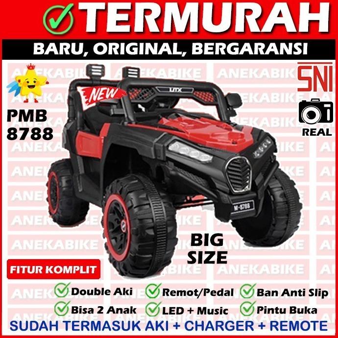 Promo Mobil Aki Anak Pmb 8788 Jeep Size Besar 2 Anak Murah, Mainan Baroqahhgalery100