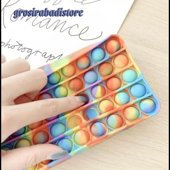 

KOTAK PENSIL POP IT PELANGI PENCIL CASE PULPEN RAINBOW FIDGET DISKON