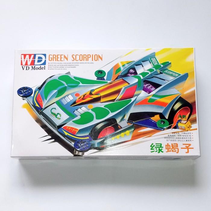 Tamiya Mini 4WD Merk DD Ruize Green Scorpion