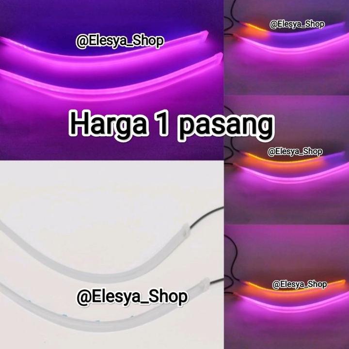 SEPASANG LAMPU LED ALIS RUNNING 30 CM BUAT MOTOR AEROX, MIO, VARIO, SCOPY DLL